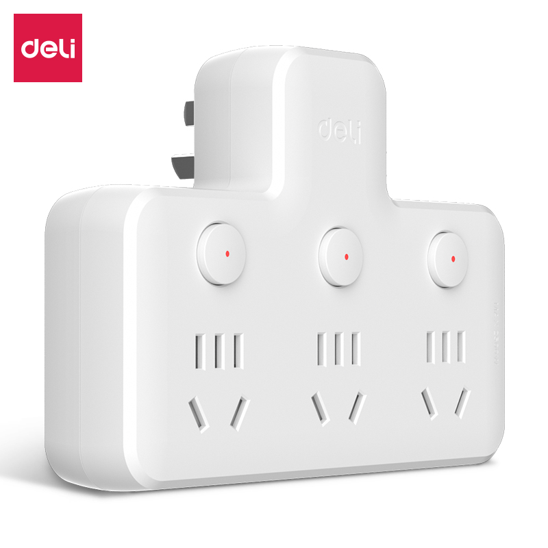 纵横LU5002品字型转换器_3组_彩盒(白)(个)