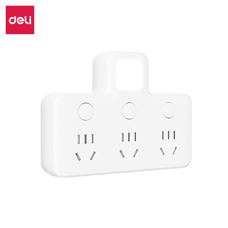 纵横LU5003品字型转换器_3组_彩盒(白)(个)