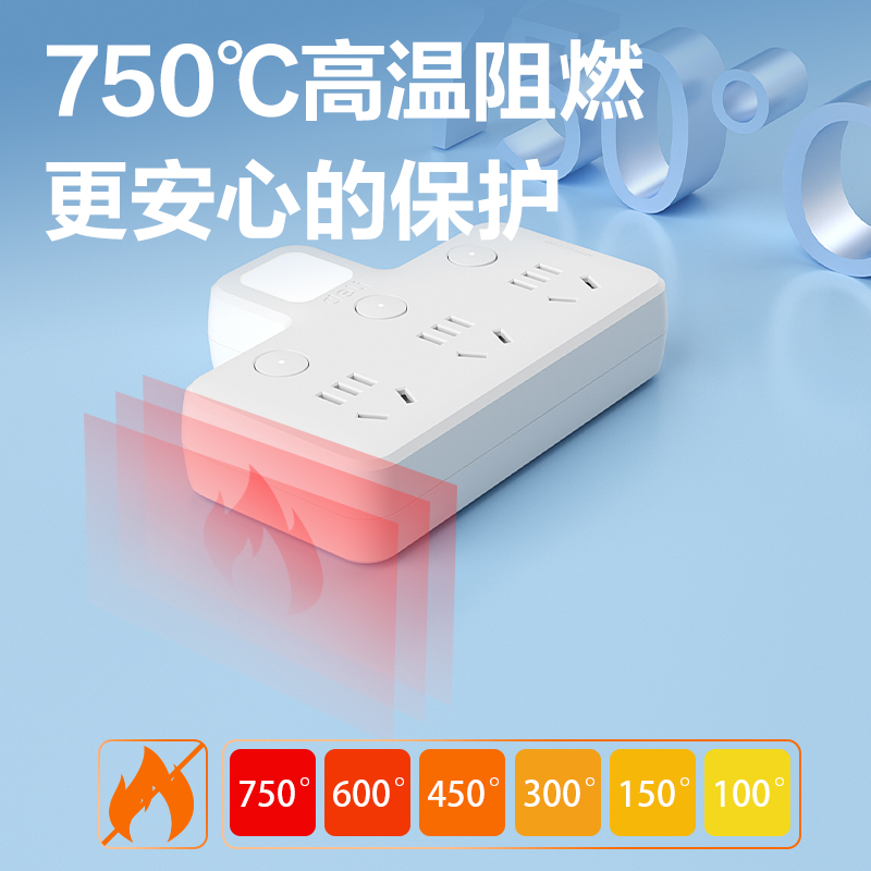 纵横LU5003品字型转换器_3组_彩盒(白)(个)