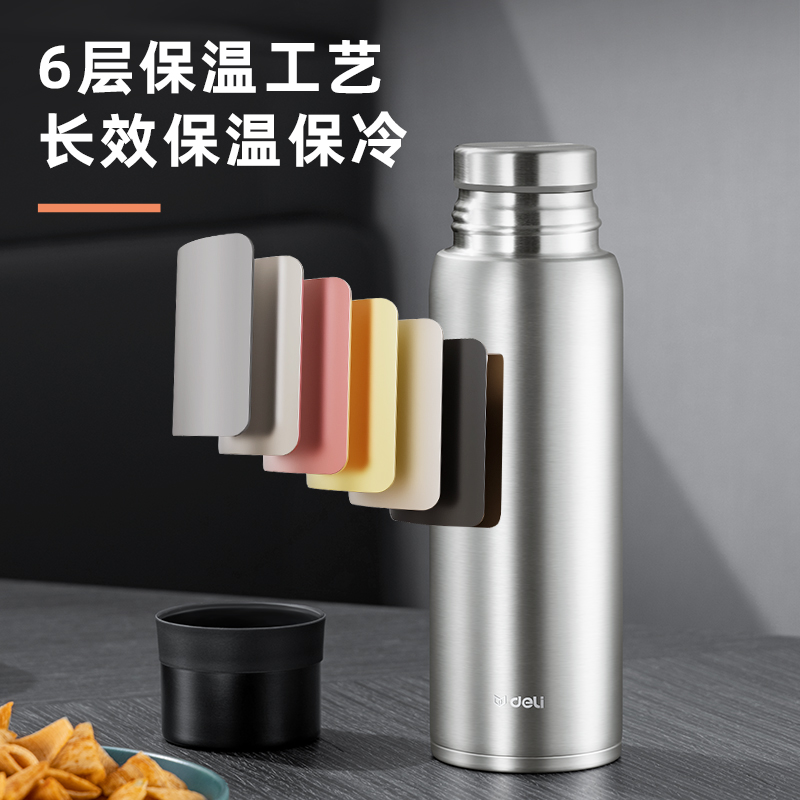 纵横LL617-保温杯-304不锈钢(黑色)(1个/彩盒)