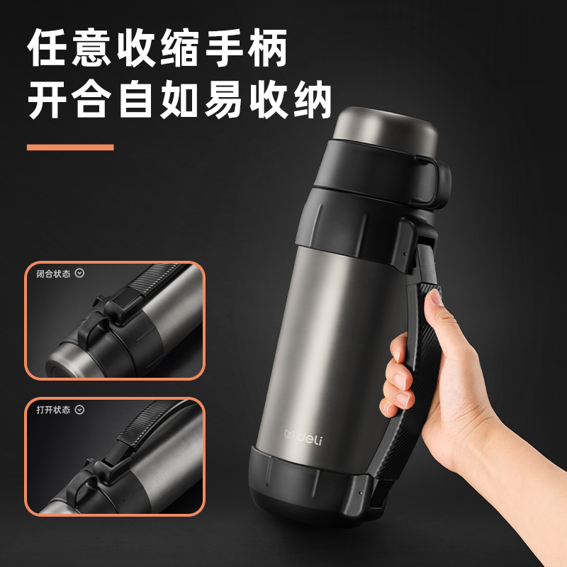 纵横LL106-旅行壶-304不锈钢1.5L-深灰(深灰)(1个/彩盒)