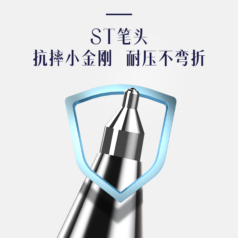 纵横SA575-5速干按动商务中性笔0.5mmST笔头(黑)(5支/盒)