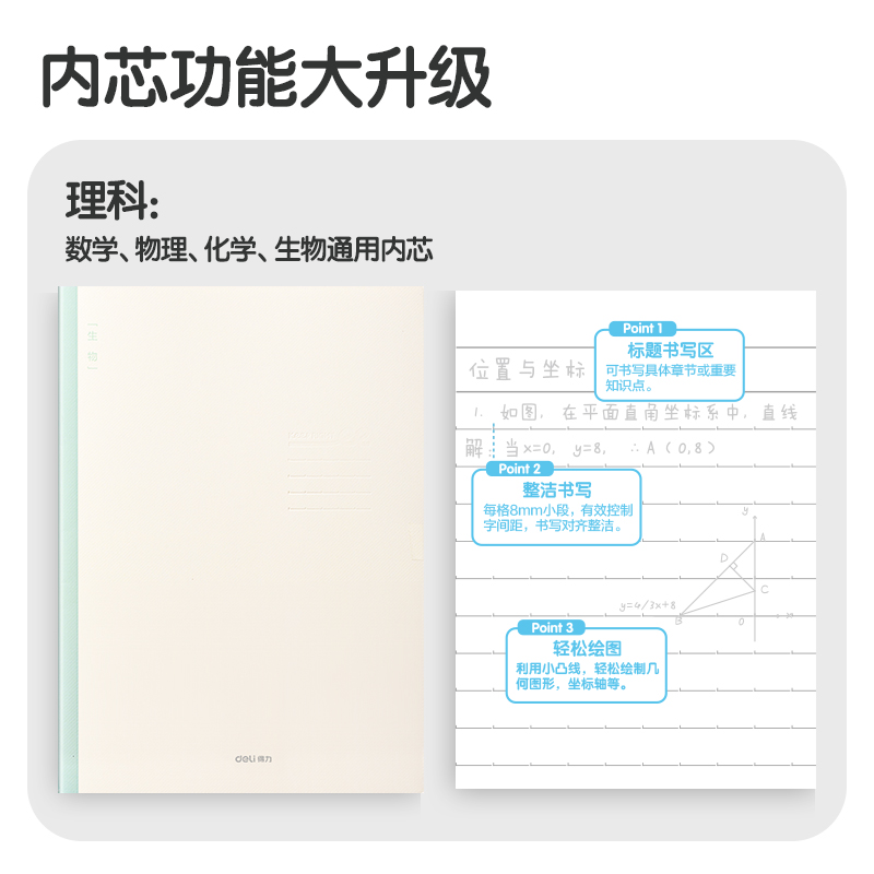 纵横FB540-1刷题本缝线本(生物)(本)