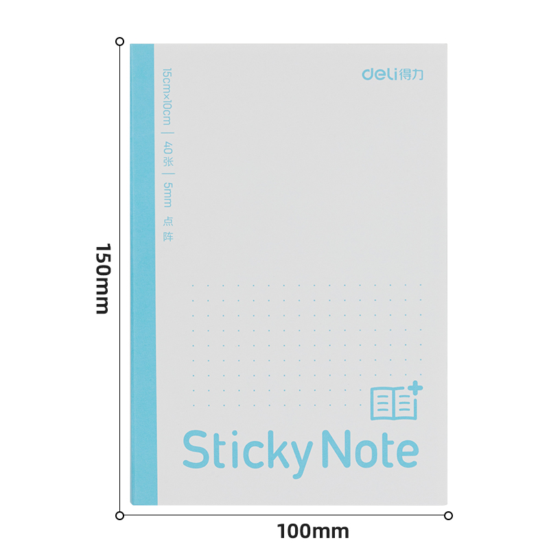 纵横BT188记事贴扩页贴100mm*150mm40张(点阵)(本)