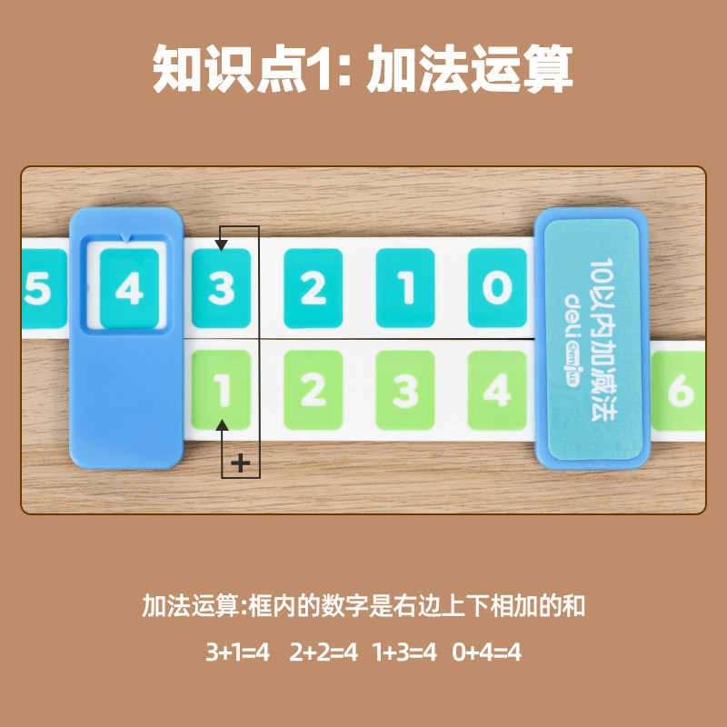 纵横YX473学具加减运算分解尺(混)(盒)