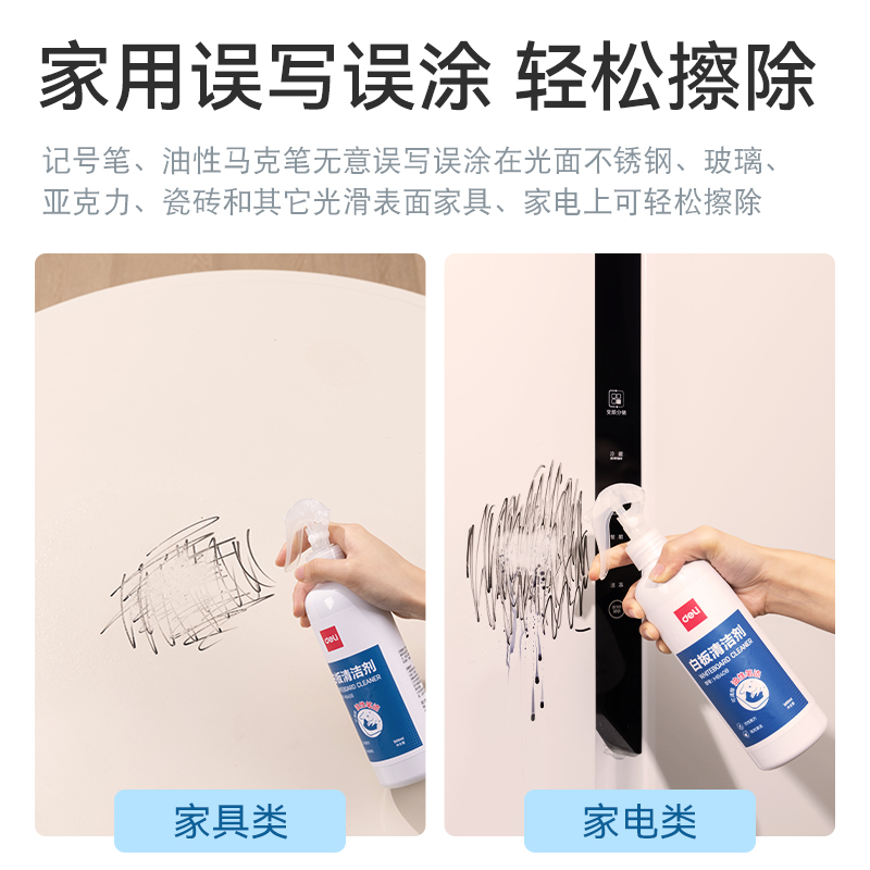 纵横MB408白板清洁剂500ML(蓝)(盒)