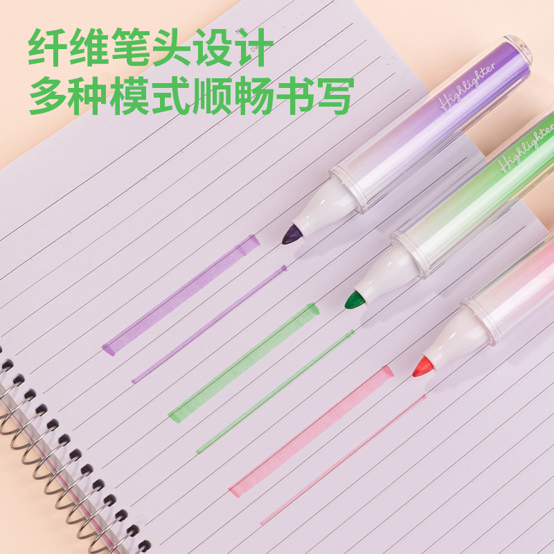 纵横SK176柔彩荧光笔梦境花园(混)(3支/套)