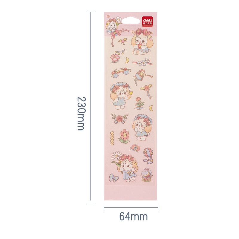纵横BT158卡通贴64*230mm(鲜花与动物)(个)