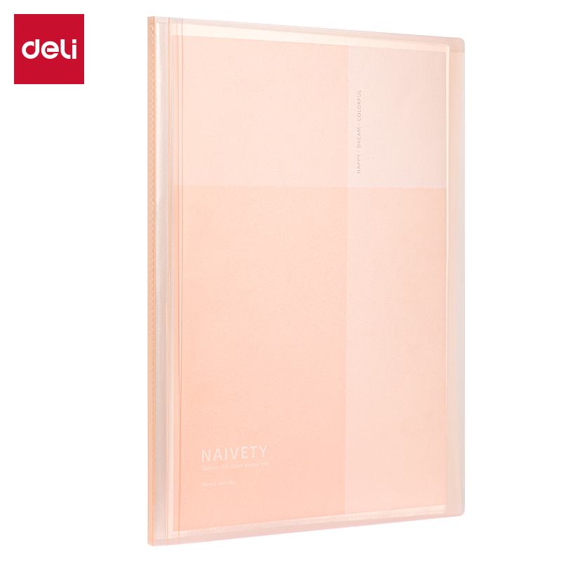纵横PQ605-40线上简约40页资料册(橙)(个)