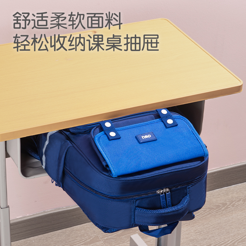 纵横BB156简约学院护脊学生书包(红)(个)