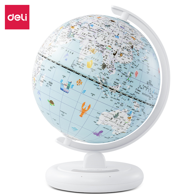 纵横LG600塑料语音地球仪-20cmAR锂电(蓝)(台)