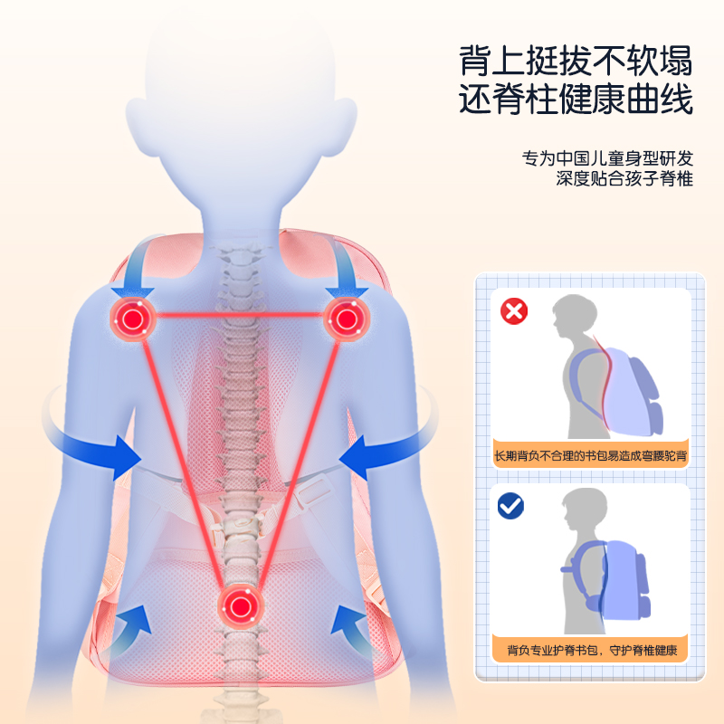 纵横BB103A潮流网球风学生书包(粉)(个)