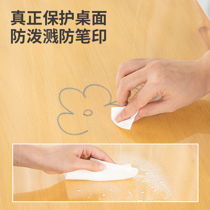纵横PP851_600*400mm软质EVA加厚书写垫板(透明)(单盒装)