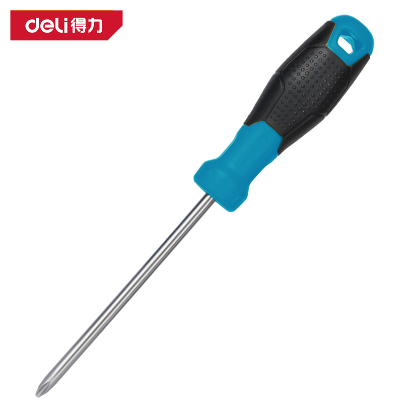 deli纵横DW1611鱼雷柄十字螺丝批PH2x150mmSUP11(蓝)(把)