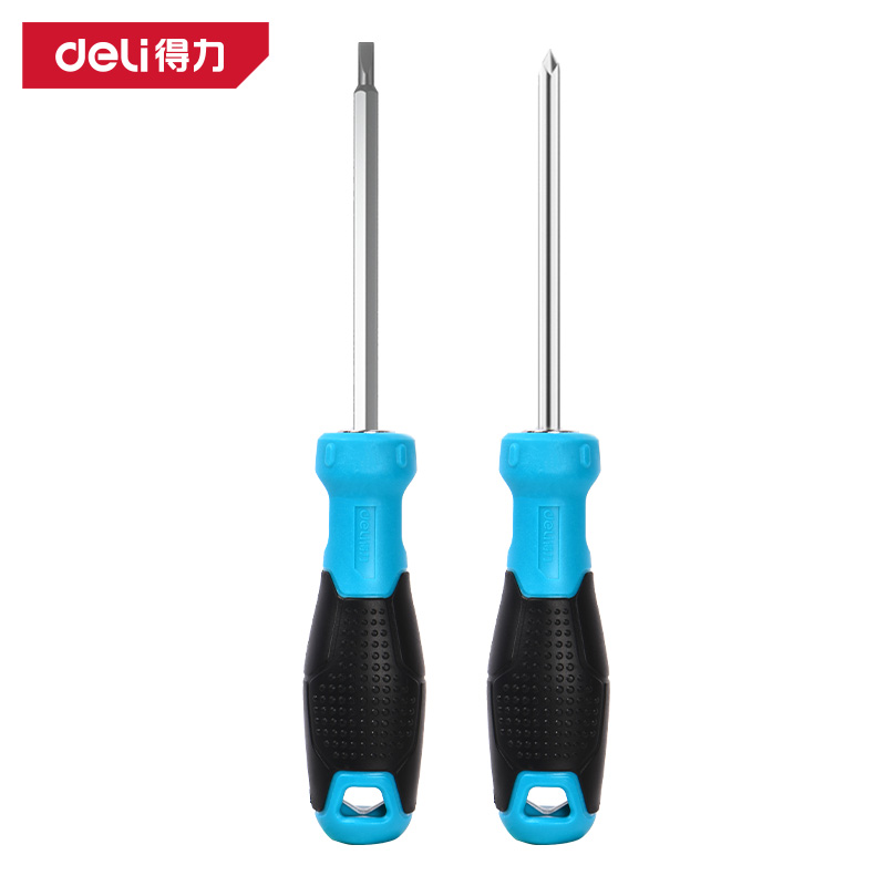 deli纵横DW1630螺丝批套装2件套SUP11(蓝)(套)