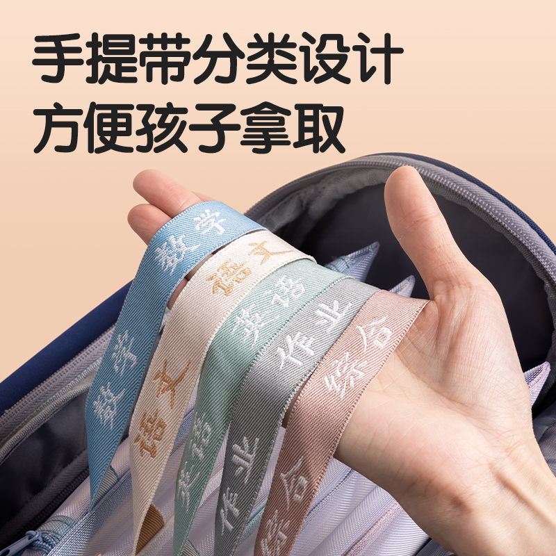 纵横PP116_A4双层手提网纱拉链袋(白网-作业灰)(个)