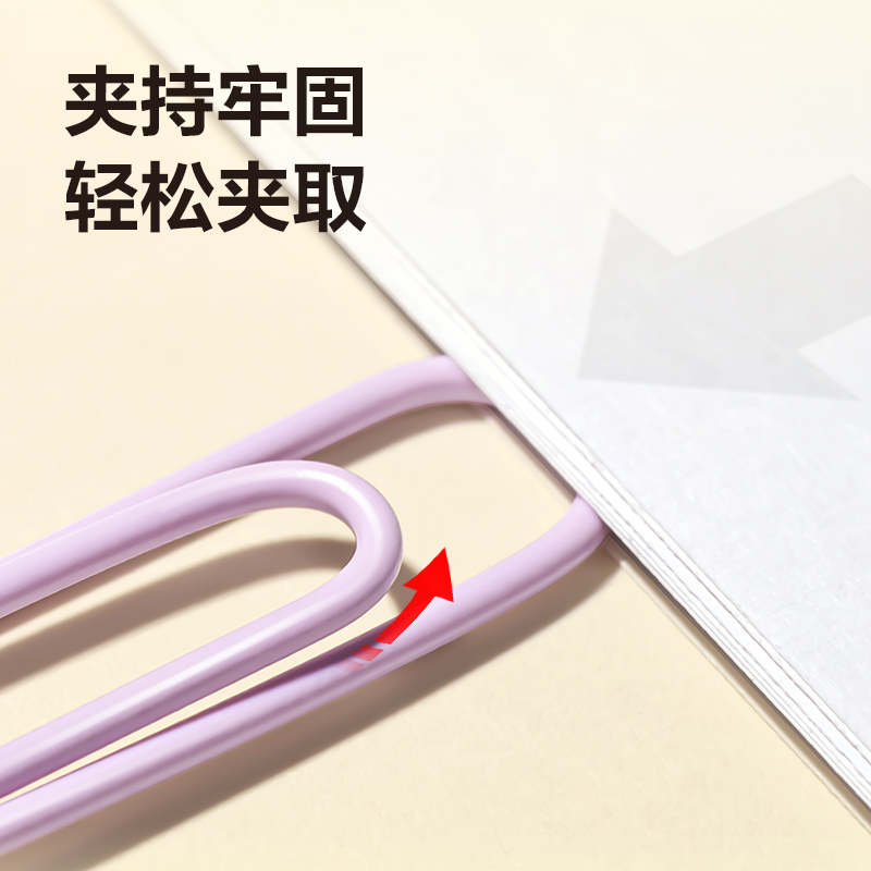 纵横0024-A彩色回形针(混)（100只/盒）