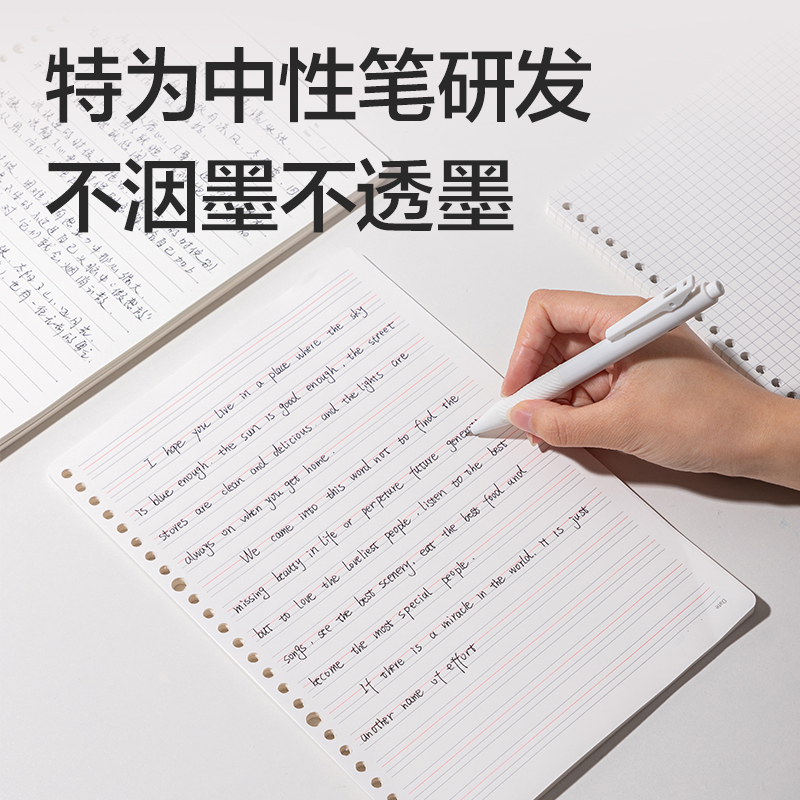 纵横NB560-P行纭简彩学科活页芯(方格)(本)