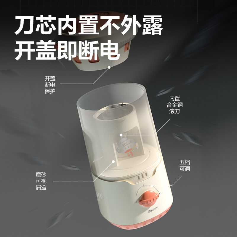 纵横VA7MAX大口径全自动削笔机(白色)(台)
