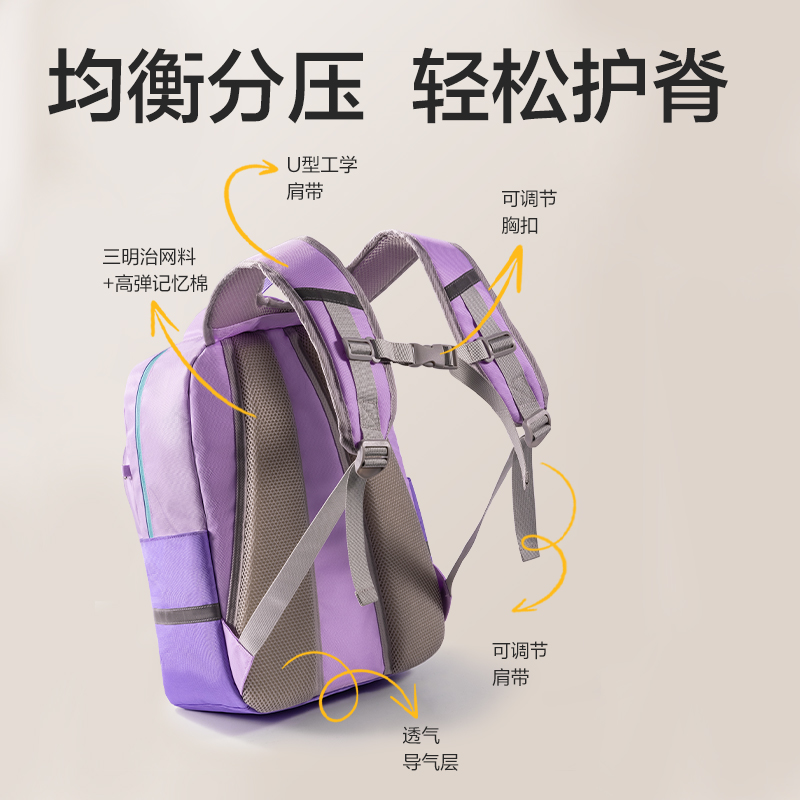 纵横BB164出色系列高性价比学生书包(深蓝)(个)