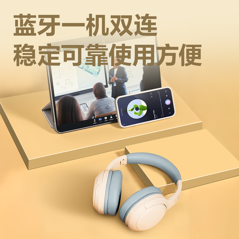 纵横LT750耳返耳机(灰)
