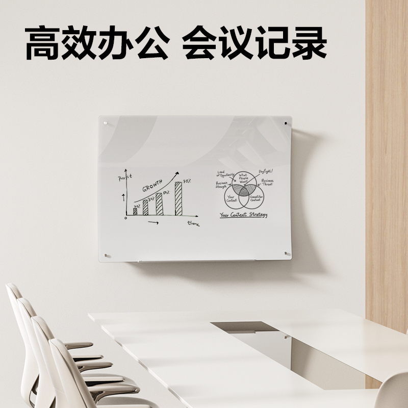 纵横MZ66全屏曲面玻璃白板900*1200(白)(块)