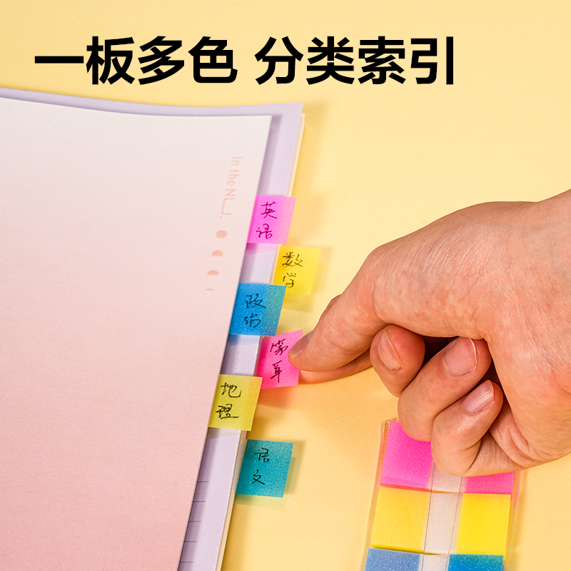 纵横BT462指示标签23*42mm-60张(20×3)膜类可书写(混)(袋)