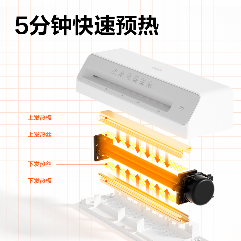 纵横GQ405塑封机(白色)(台)