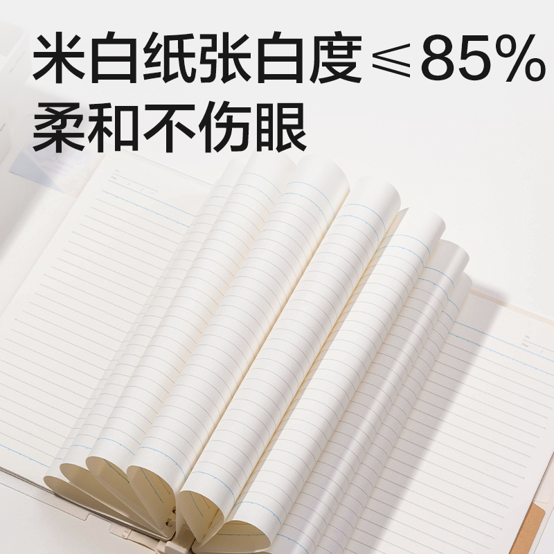 纵横HA540-Q软背脊活页本(行纭纸 牛皮纸笔记本)(本)