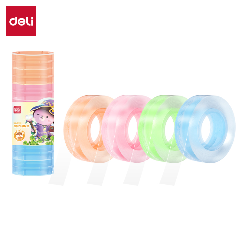 纵横JD813彩芯文具胶带18mm*30y*38um(混)(8卷/筒)