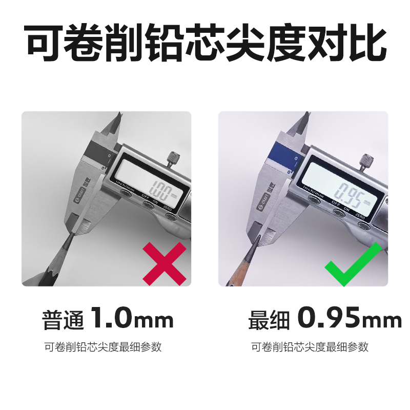 纵横VB96美术削笔机(红色)(盒)