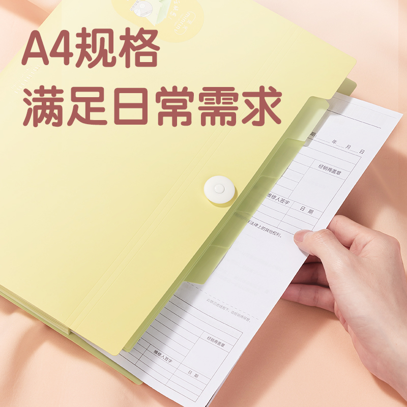 纵横PM337觅光便携8格风琴包(混)(个)