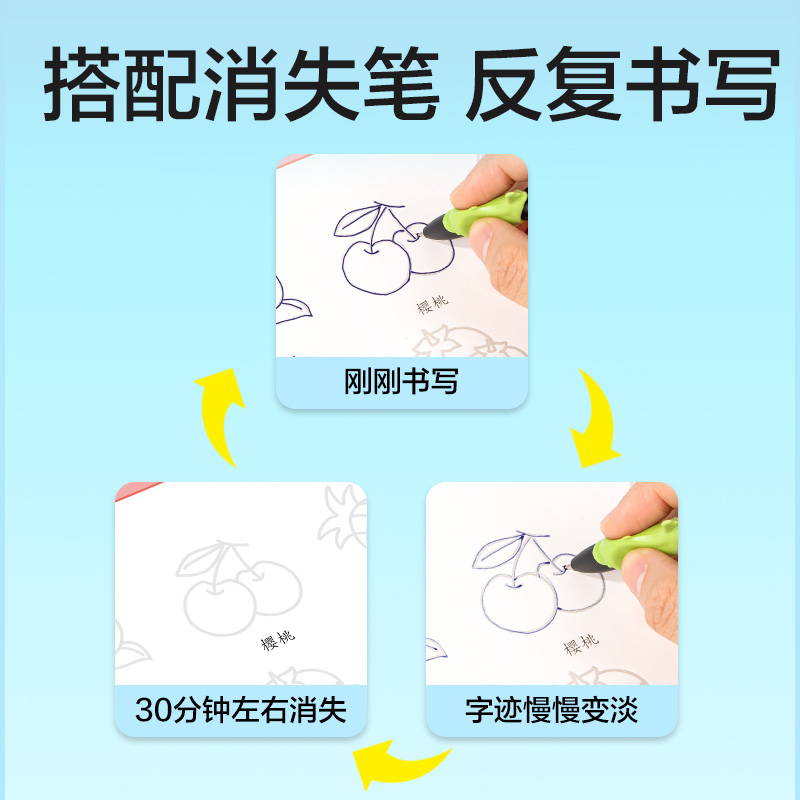纵横HW324-4凹槽绘画生活人物(蓝)(本)