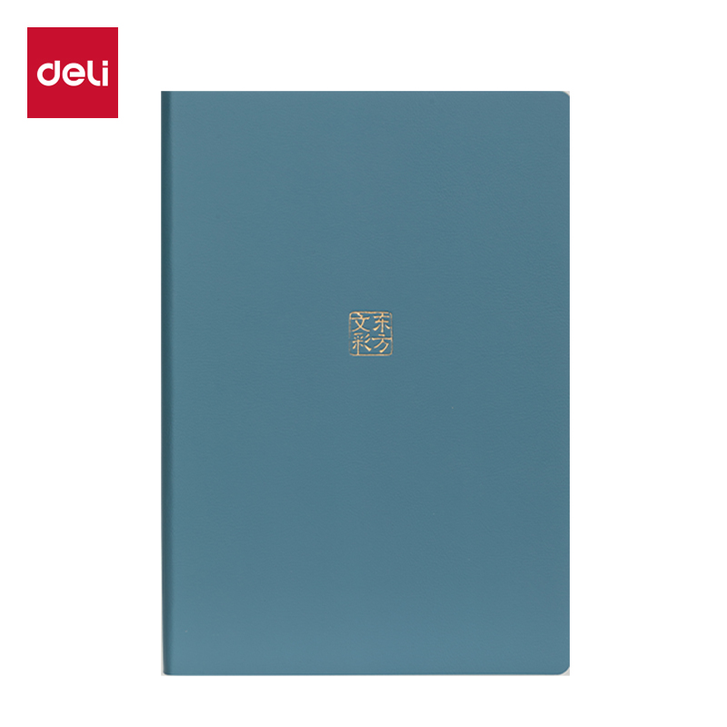 纵横DF710东方文彩皮面本210mmx143mm120张(白青(蓝))(本)