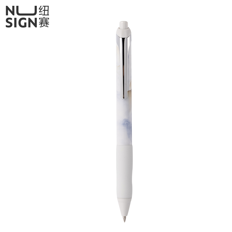 纽赛NS666C速干按动纽赛中性笔0.5mm子弹头(居岩川)(1支/卡)