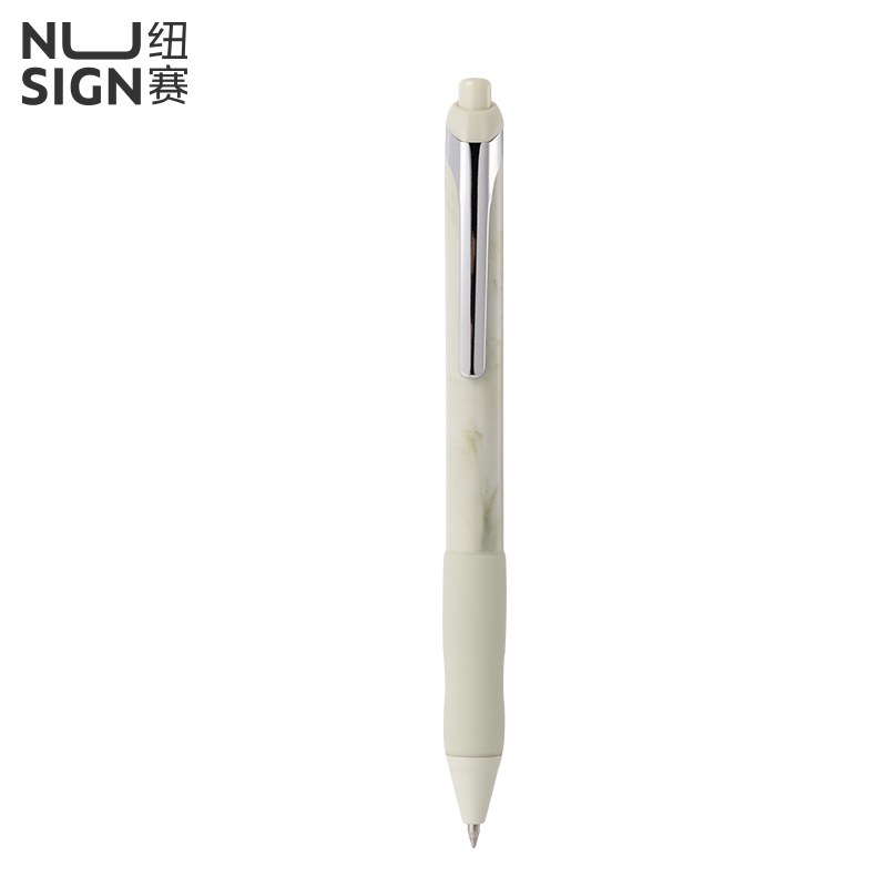 纽赛NS666C速干按动纽赛中性笔0.5mm子弹头(松筠涧)(1支/卡)