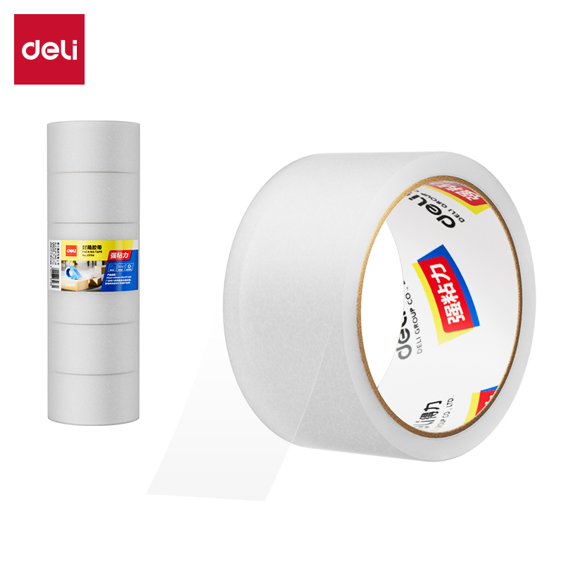 纵横JD155封箱胶带48mm*40y*45um(普透)(6卷/筒)