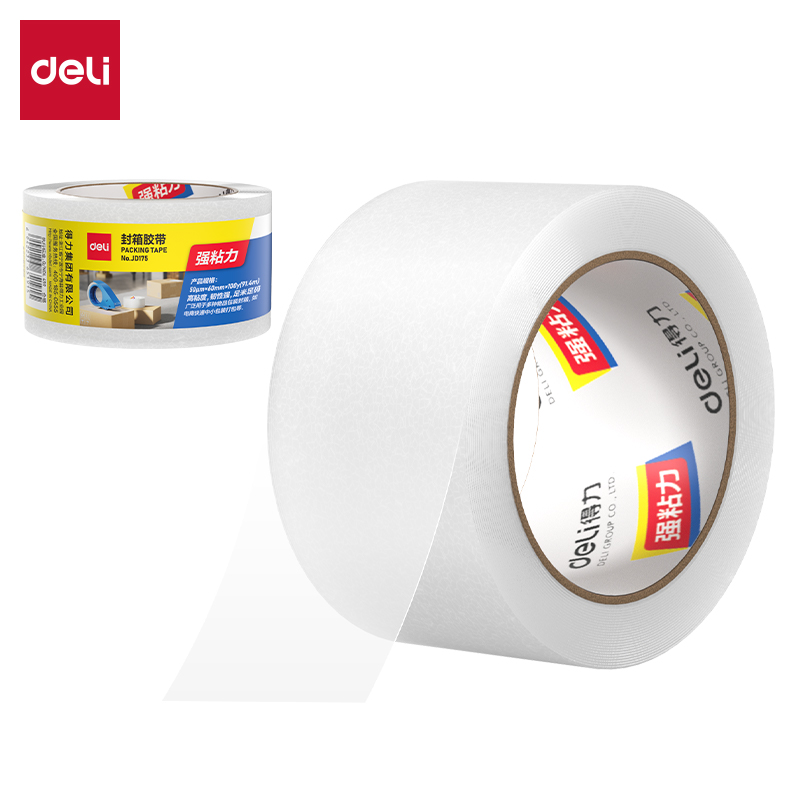 纵横JD175封箱胶带60mm*100y*50um(普透)(1卷/热缩)