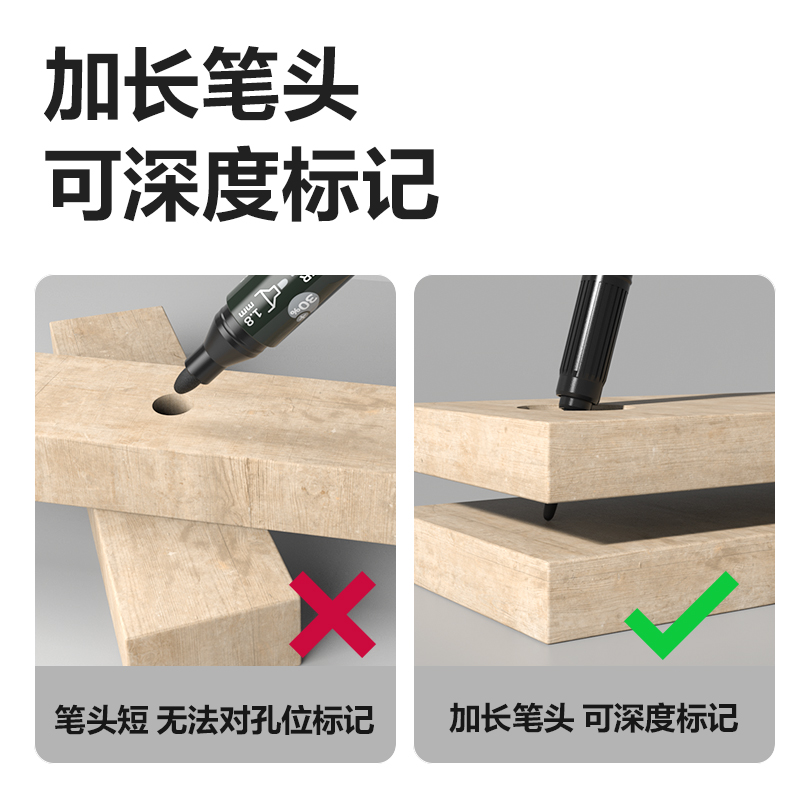纵横SK212记号笔(红)(盒)