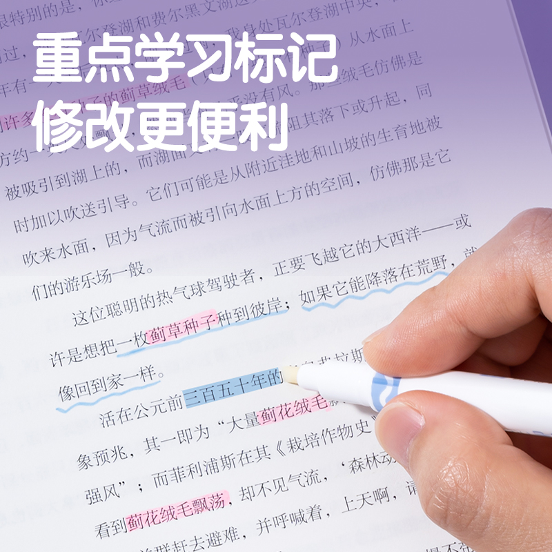 纵横SK216玩趣消色荧光笔(混)(5支/盒)