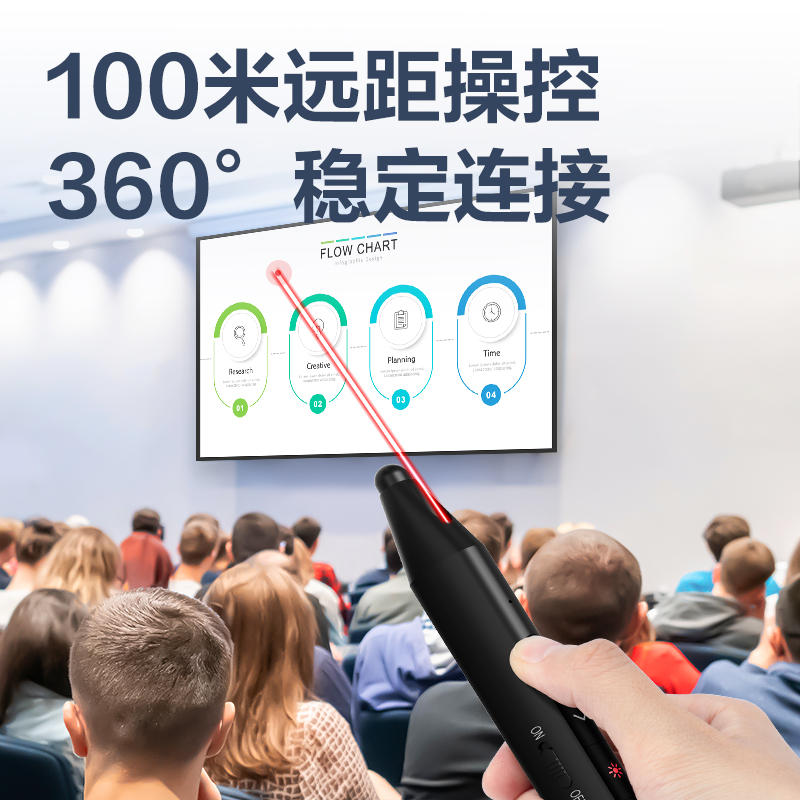 纵横MA111激光翻页笔(黑)(支)