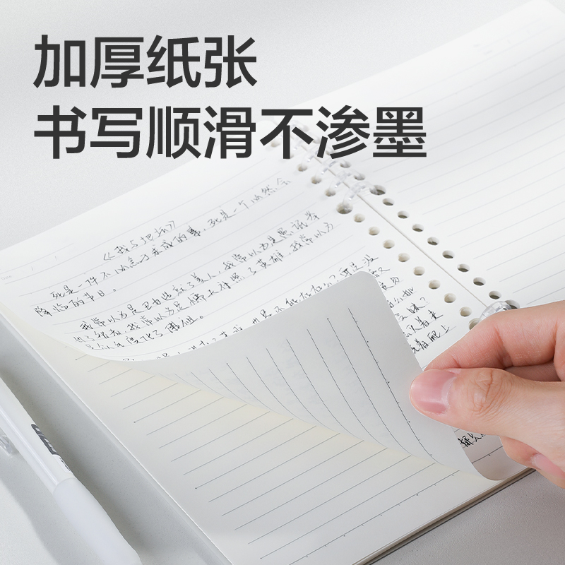 纵横HA5-4可开合活页本PP壳(深红-可开合)(本)
