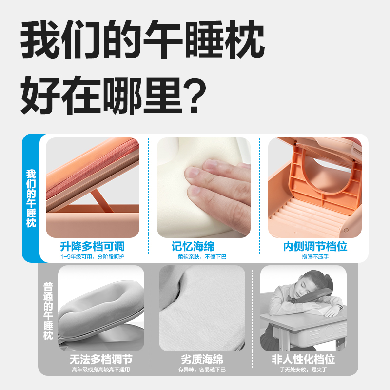 纵横YX146_便携午睡安心枕(粉)(个)