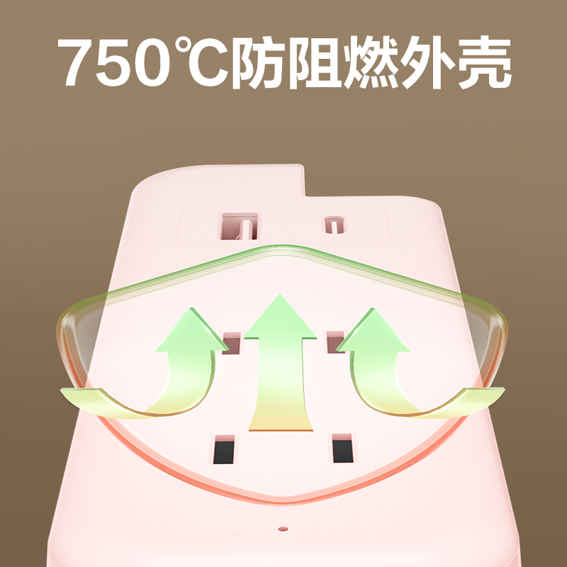 纵横LX4001插座2组2插_1A1C_0.28米(PE袋)(白)(个)