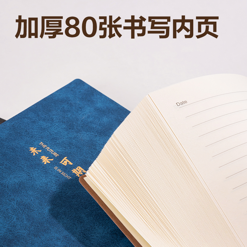 纵横BP152皮面本A5 210mm×143mm80张(棕色)(本)