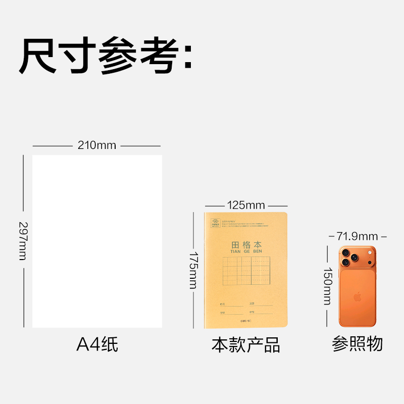 纵横DP3620骑马钉本(生字本)(本)