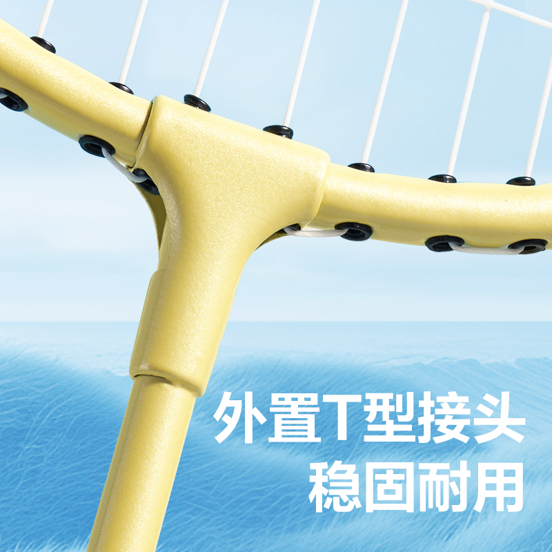 安格耐特FH666铁分体羽毛球拍(2支/付)(混)(付)