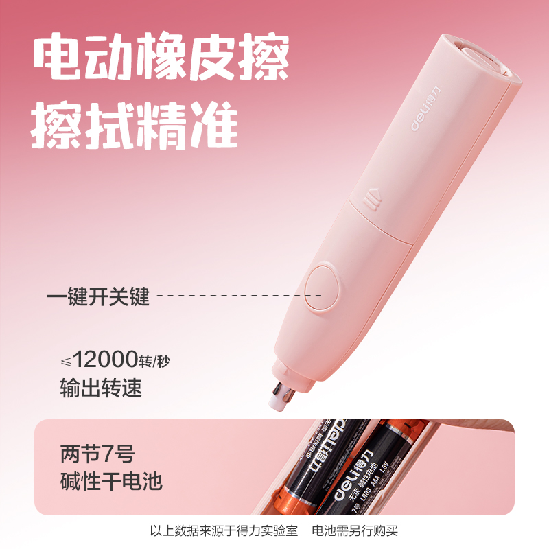 纵横33303D电动文具套装(粉色)(盒)