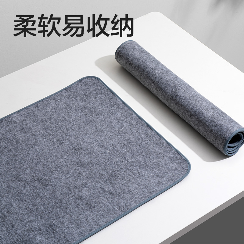 纵横HW709-1加厚纯色毛毡-灰色50*70cm(灰)(卷)