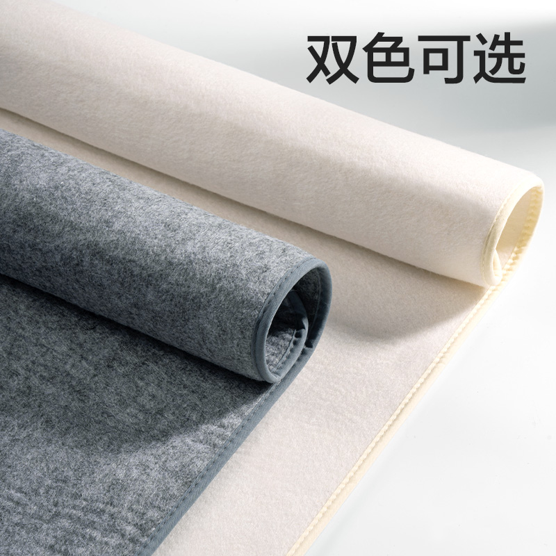 纵横HW706-2加厚纯色毛毡-白色40*60cm(白)(卷)